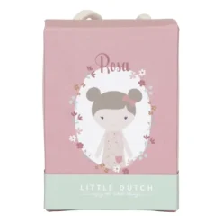 Little Dutch Little Pink Flowers Knuffelpop - Rosa - 10 cm Discount