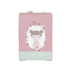 Little Dutch Little Pink Flowers Knuffelpop - Rosa - 10 cm Discount