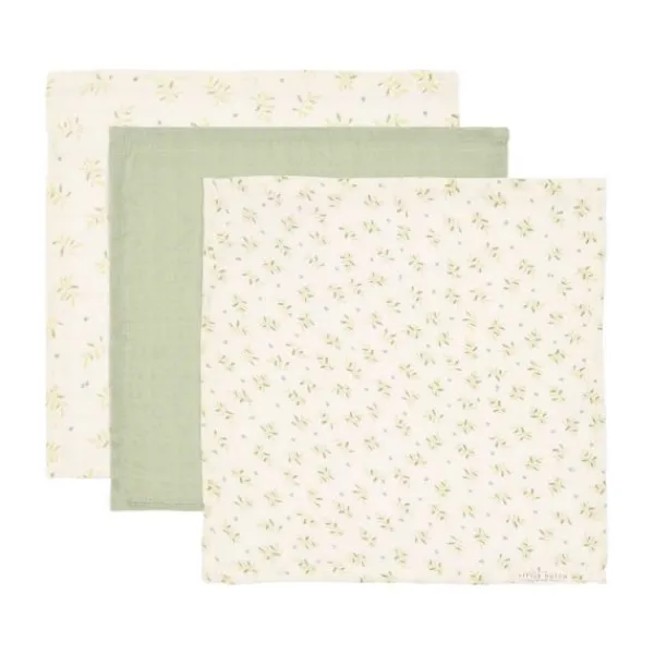 Little Dutch Monddoekjes Set Hydrofiel - Blueberry Leaves & Sage - 25x25 cm Online