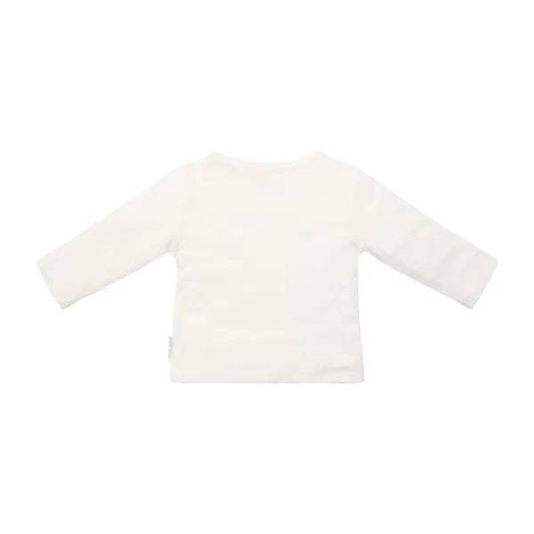 Little Dutch Newborn NOOS Little Farm T-shirt overslag lange mouw - 50 - Off White Clearance