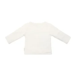Little Dutch Newborn NOOS Little Farm T-shirt overslag lange mouw - 50 - Off White Clearance