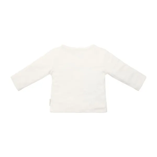 Little Dutch Newborn NOOS Little Farm T-shirt overslag lange mouw - 50 - Off White Clearance