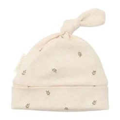 Little Dutch Newborn NOOS Little Farm Mutsje met knoop - maat 3-6 M - Green leaves New