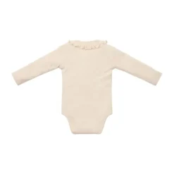 Little Dutch Newborn NOOS Little Farm Romper - lange mouw maat 50 - Sand melee