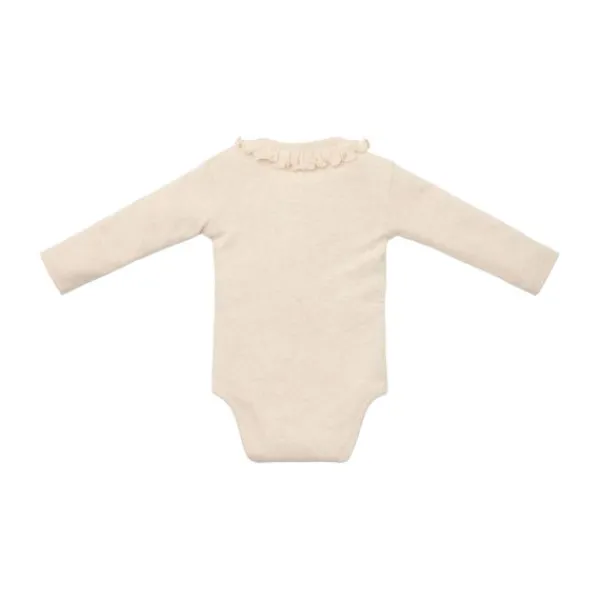 Little Dutch Newborn NOOS Little Farm Romper - lange mouw maat 50 - Sand melee