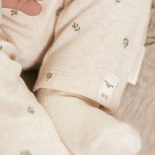 Little Dutch Newborn Noos Little Farm Legging - Maat 50 - Green Leaves New