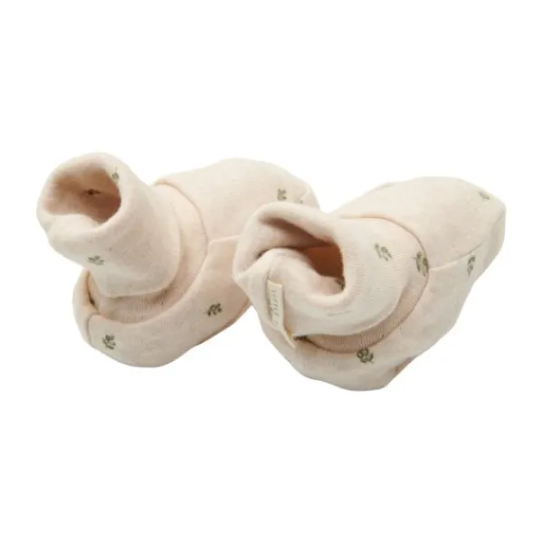 Little Dutch Newborn NOOS Little Farm Slofjes - maat 44 / 56 - Green leaves New