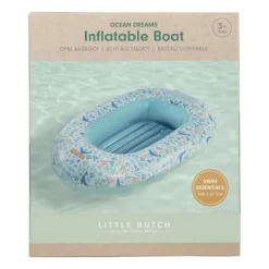 Little Dutch Ocean Dreams Opblaasboot - Blauw Clearance