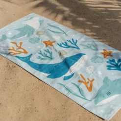 Little Dutch Ocean Dreams Badlaken - Blue New