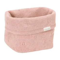 Little Dutch Pure - Commodemandje Klein - 15 x 15 x 15 cm - Gebreid - Blossom Sale