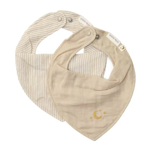 Little Dutch Pure Bandana Slab - Set van 2 - Soft Beige Best