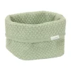 Little Dutch Pure Commodemandje Klein - 15 x 15 x 15 cm - Gebreid - Sage Best