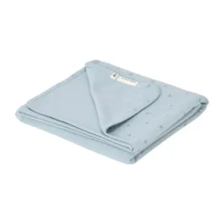 Little Dutch Pure Ledikantdeken - 110 x 140 cm - Denim Blue Sale