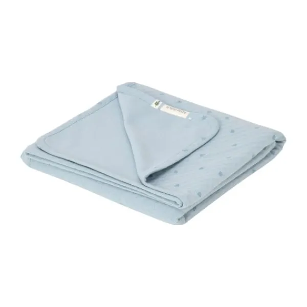 Little Dutch Pure Ledikantdeken - 110 x 140 cm - Denim Blue Sale