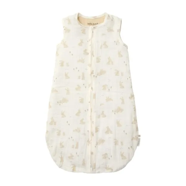 Little Dutch Slaapzak Zomer - Baby Bunny - 70 cm - Muslin Discount