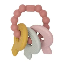Little Dutch Sleutelbos Bijtspeeltje Roze Hot