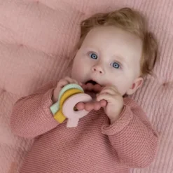 Little Dutch Sleutelbos Bijtspeeltje Roze Hot
