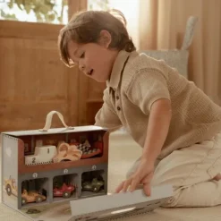 Little Dutch Speelkoffer Racebaan - Hout Outlet