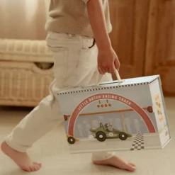 Little Dutch Speelkoffer Racebaan - Hout Outlet