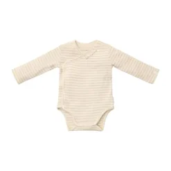 Little Dutch Stripe Lange Mouw T-Shirt - Maat 50 - Soft Beige Online