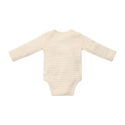 Little Dutch Stripe Lange Mouw Overslag Romper - Maat 44 - Soft Beige Discount