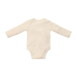 Little Dutch Stripe Lange Mouw Overslag Romper - Maat 44 - Soft Beige Discount