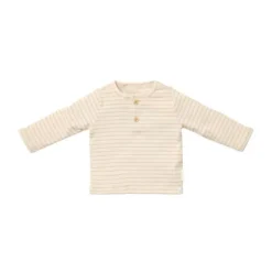 Little Dutch Stripe Lange Mouw Overslag Romper - Maat 44 - Soft Beige Discount