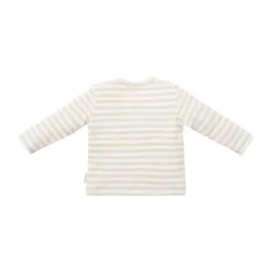 Little Dutch Stripe T-shirt - Lange Mouw - Mt. 50 – Zand/Wit