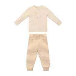 Little Dutch Twee-delige Pyjama - Natural Stripes - Maat 62/68 Discount