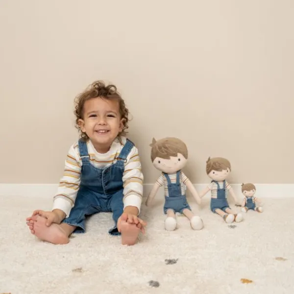 Little Dutch Vintage Sunny Stripes Knuffelpop - Jim - 35 cm Hot