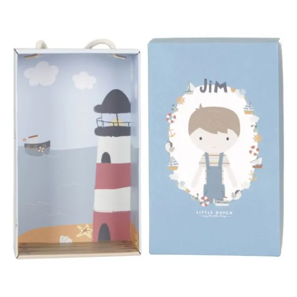 Little Dutch Vintage Sunny Stripes Knuffelpop - Jim - 35 cm Hot