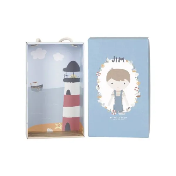 Little Dutch Vintage Sunny Stripes Knuffelpop - Jim - 35 cm Hot