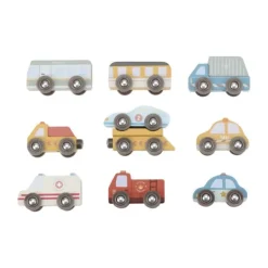 Little Dutch Voertuigenset – Hout Hot