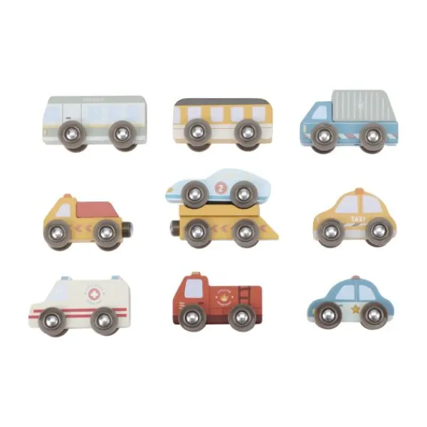 Little Dutch Voertuigenset – Hout Hot