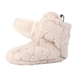 Lodger Folklore Fleece Slofjes Birch 3-6 Mnd Beige,Wit Discount