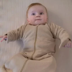 Lodger Hopper Nomad Rib Slaapzak - Mt. 68-80 - Beige New