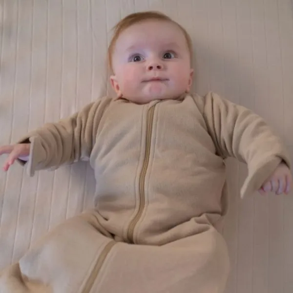 Lodger Hopper Nomad Rib Slaapzak - Mt. 68-80 - Beige New