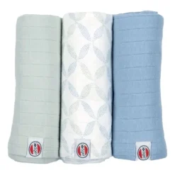 Lodger Hydrofieldoek - 3 Stuks - 70 x 70 cm - Matcha - Birch Hot