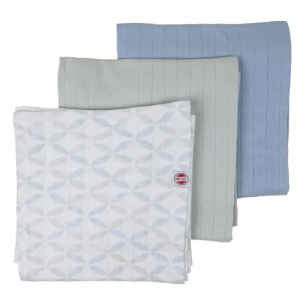 Lodger Hydrofieldoek - 3 Stuks - 70 x 70 cm - Matcha - Birch Hot