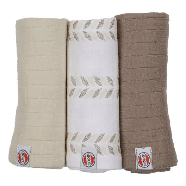 Lodger Hydrofieldoek - 3 Stuks - 70 x 70 cm - Matcha - Birch Hot