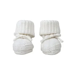 Lodger Knit Slofjes - 0-6 mnd - Cloud Dancer Clearance