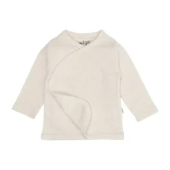 Lodger Melange Overslag Shirt - Maat 50 - Birch Clearance