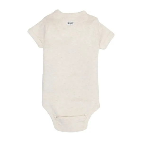 Lodger Melange Romper Korte Mouw - Maat 56 - Birch Outlet