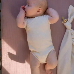 Lodger Melange Romper Korte Mouw - Maat 56 - Birch Outlet