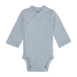 Lodger Melange Romper Lange Mouwen - Maat 50 - Blue Fogg Hot