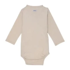 Lodger Seersucker Overslagromper - Lange Mouw - Mt. 56 - Birch Hot