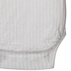 Lodger Seersucker Overslagromper - Lange Mouw - Mt. 62 - Cloud Dancer Discount