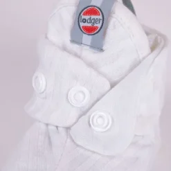 Lodger Seersucker Slofjes - 0-3 Mnd - Cloud Dancer Outlet