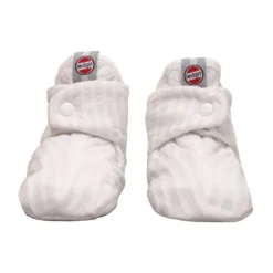 Lodger Seersucker Slofjes - 0-3 Mnd - Cloud Dancer Outlet