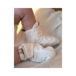 Lodger Seersucker Slofjes - 0-3 Mnd - Cloud Dancer Outlet